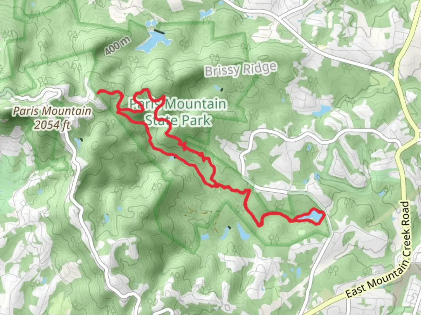 An image depicting the trail Sulphur Springs and Lake Placid Loop Trail and its surrounding area.