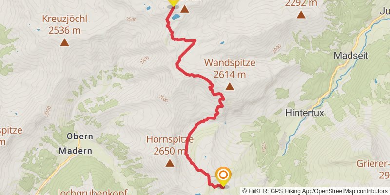 Dream Path - Traumpfad - Munich to Venice stage 12 Map
