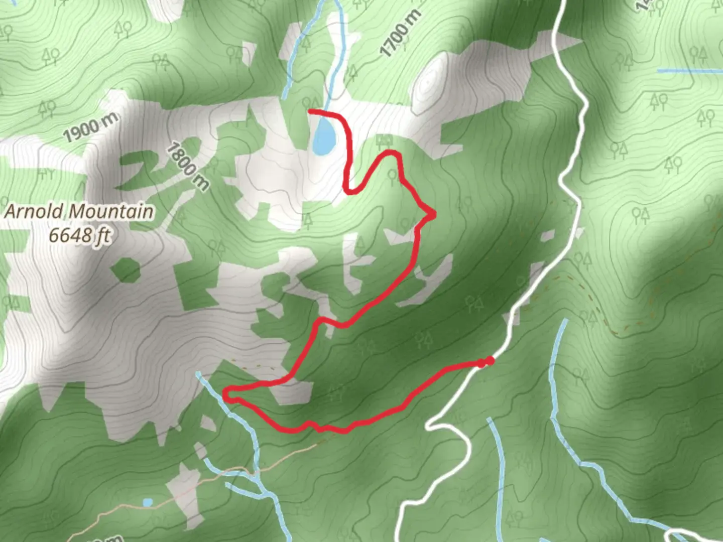 An image depicting the trail Hinkle Lake and its surrounding area.