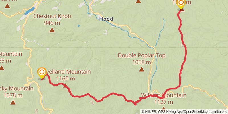 Appalachian Trail stage 5 Map