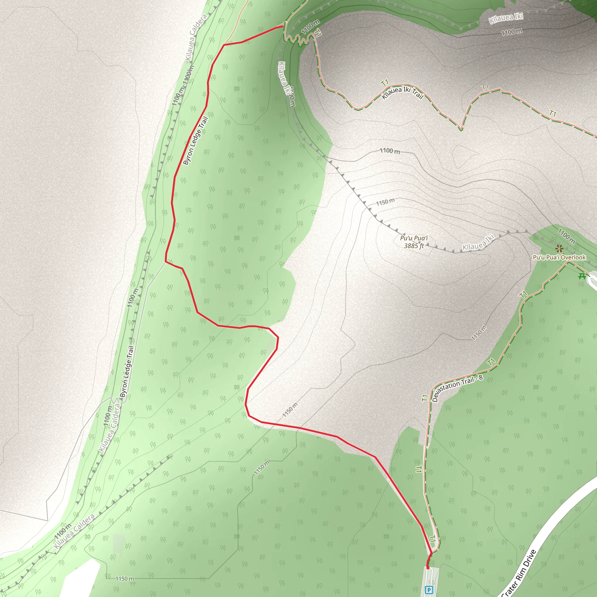Puʻu Puaʻi mobile static map