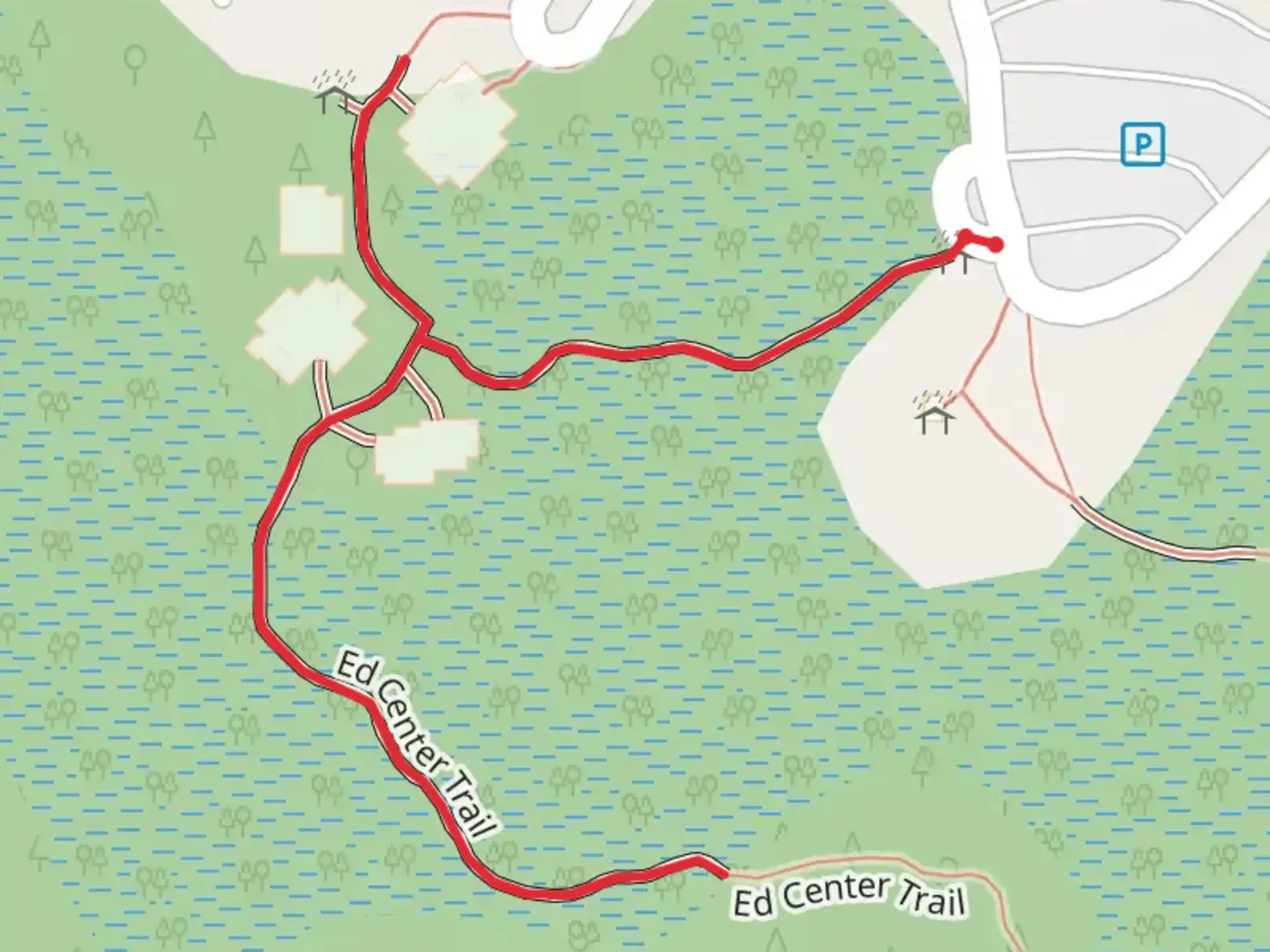 An image depicting the trail Brooker Creek Preserve and Environmental and its surrounding area.