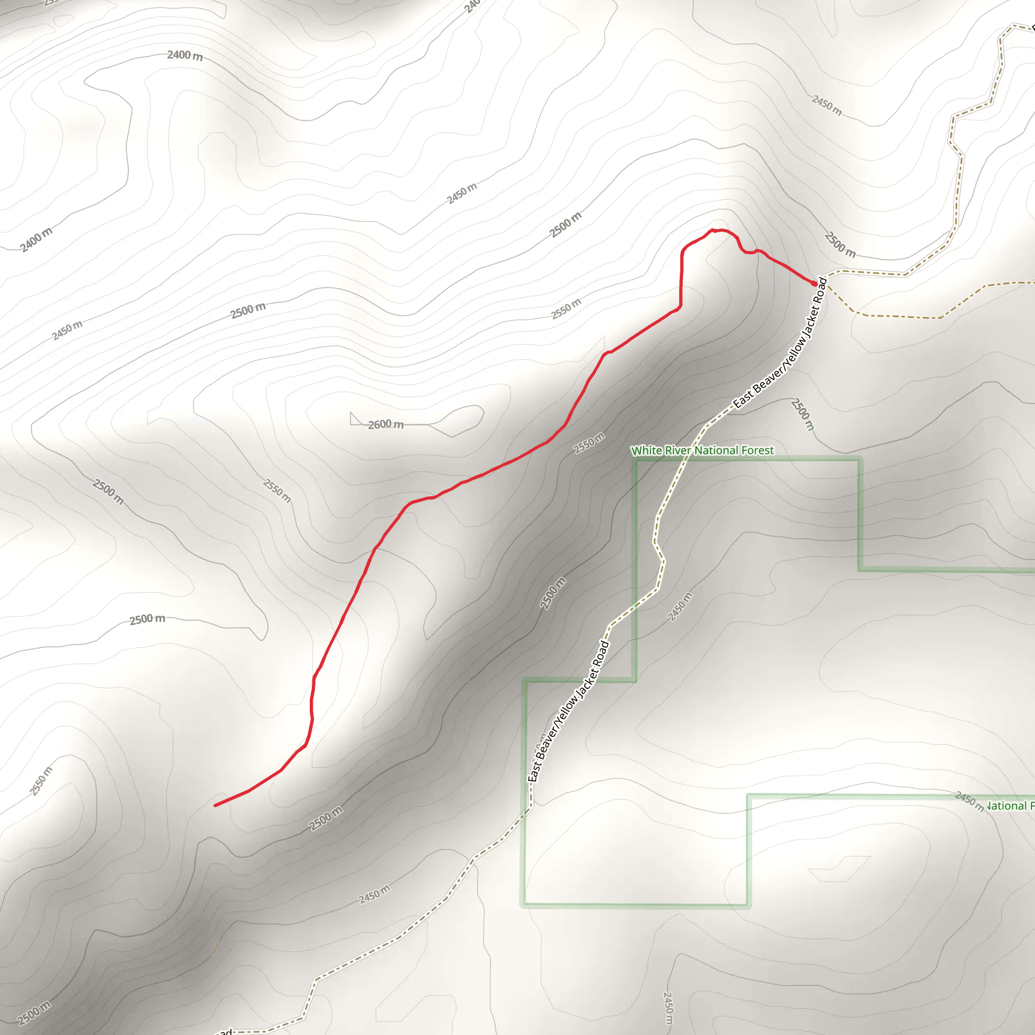 Gobblers Knob Trail mobile static map