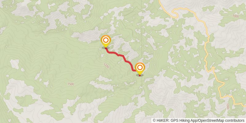 Lower Mad River Maverick Peak stage 2 Map