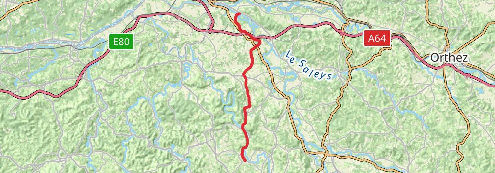 GR 655 Via Turonensis stage 72 Map