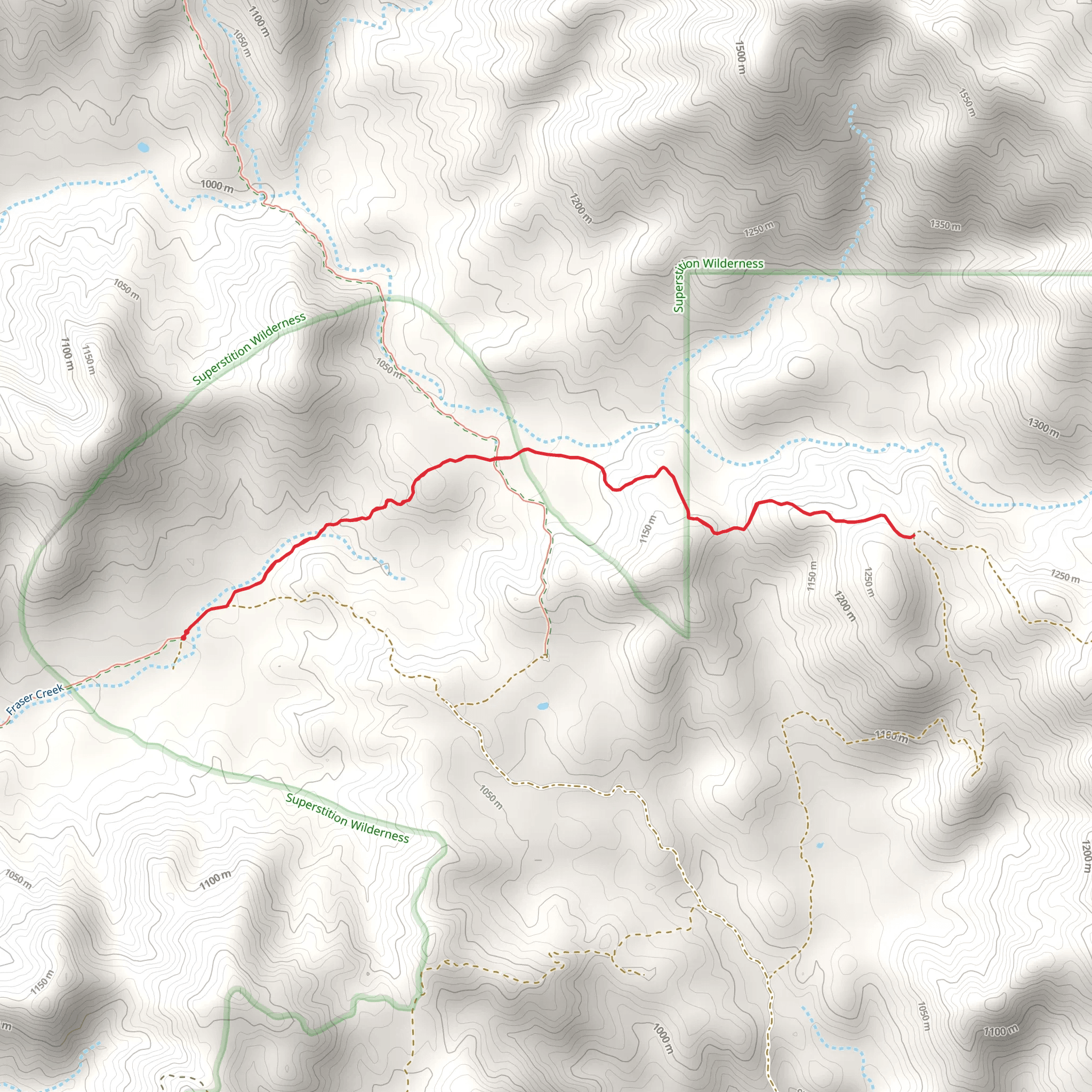 Woodbury Trail mobile static map