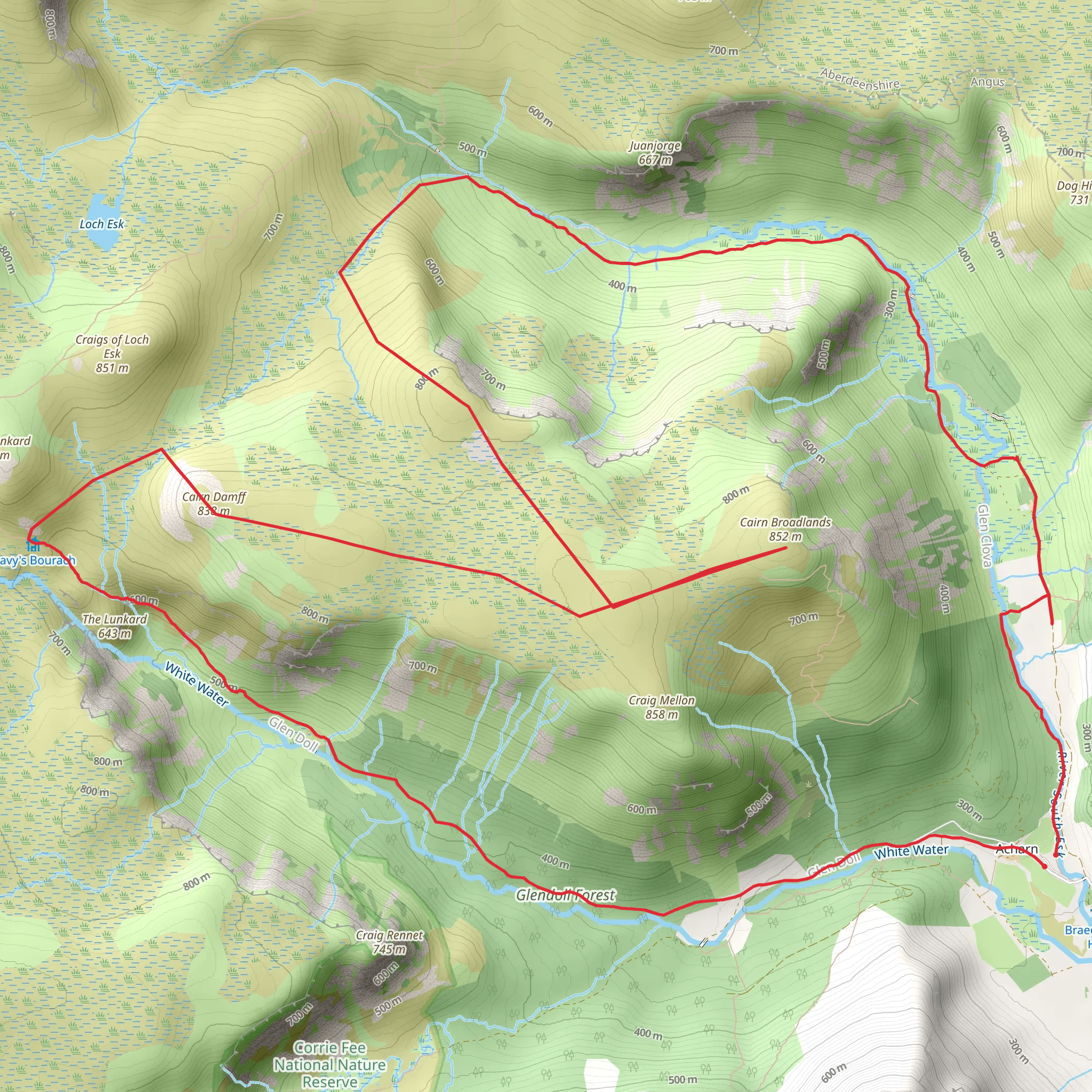 Cairn Broadland loop mobile static map