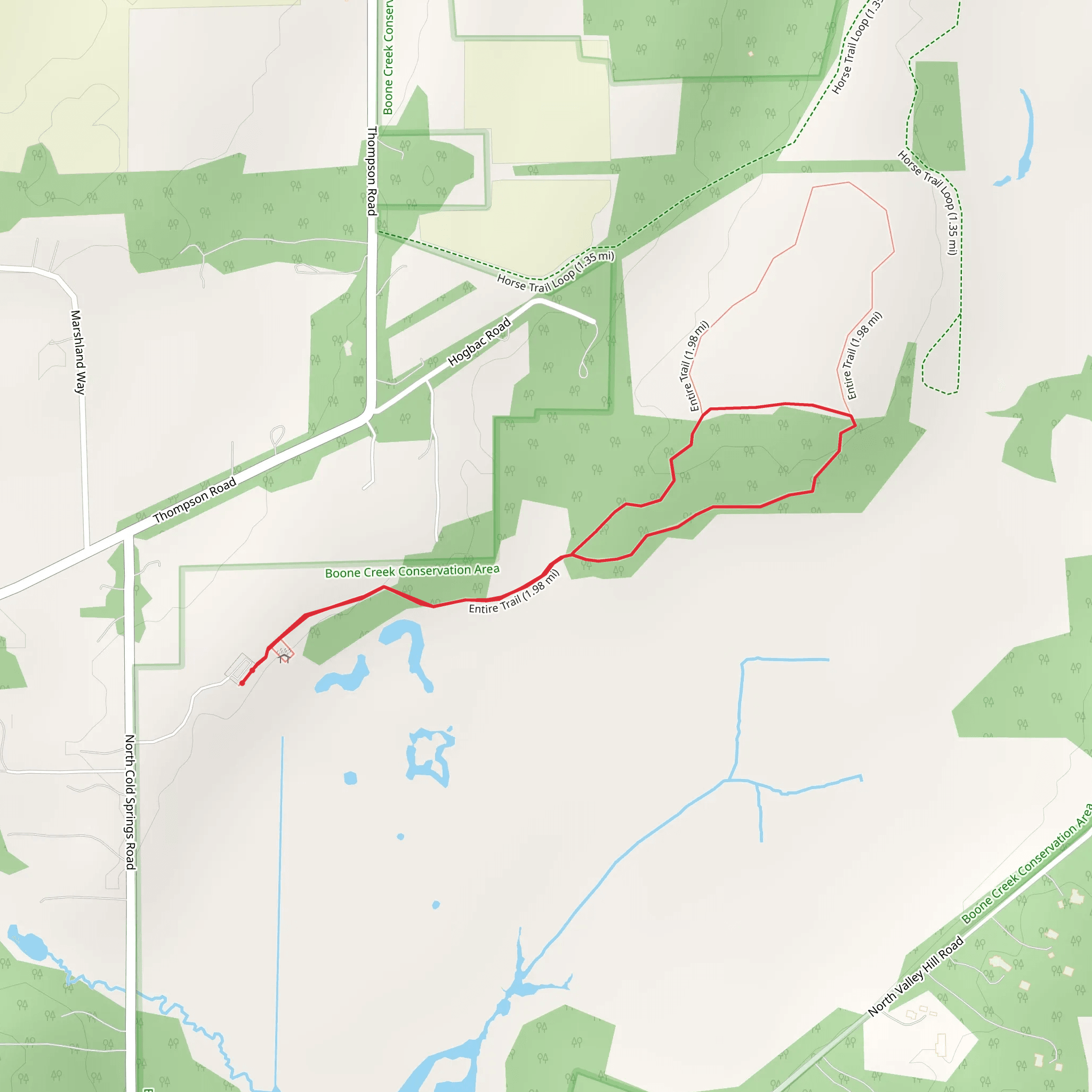 Entire Loop Trail mobile static map