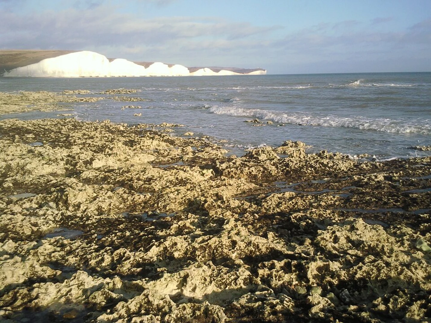 An image depicting the trail Hope Gap Beach and South Hill via Vanguard Way and its surrounding area.