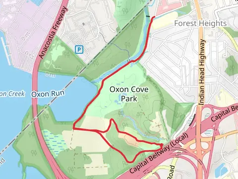 Oxon Cove Park Hike Loop Trail