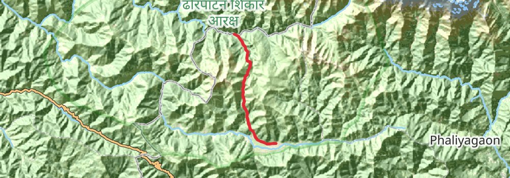 Dhorpatan Trek stage 4 Map