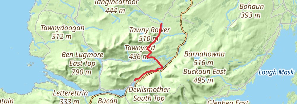 Connemara and the West of Ireland 9-Day Gentle Tour (Hillwalk Tours) stage 6 Map