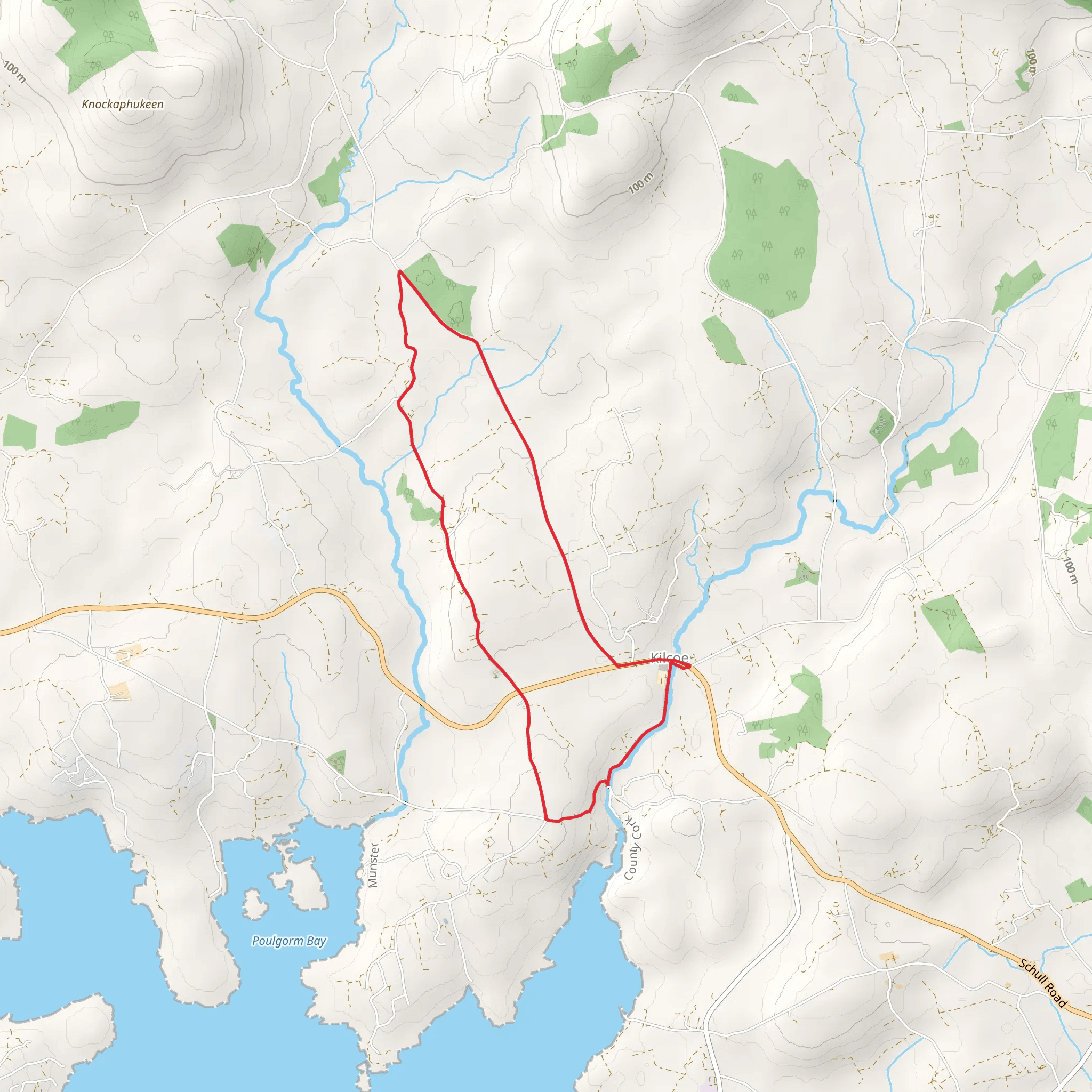 Fastnet Trails - Lisheenacrehig Loop mobile static map