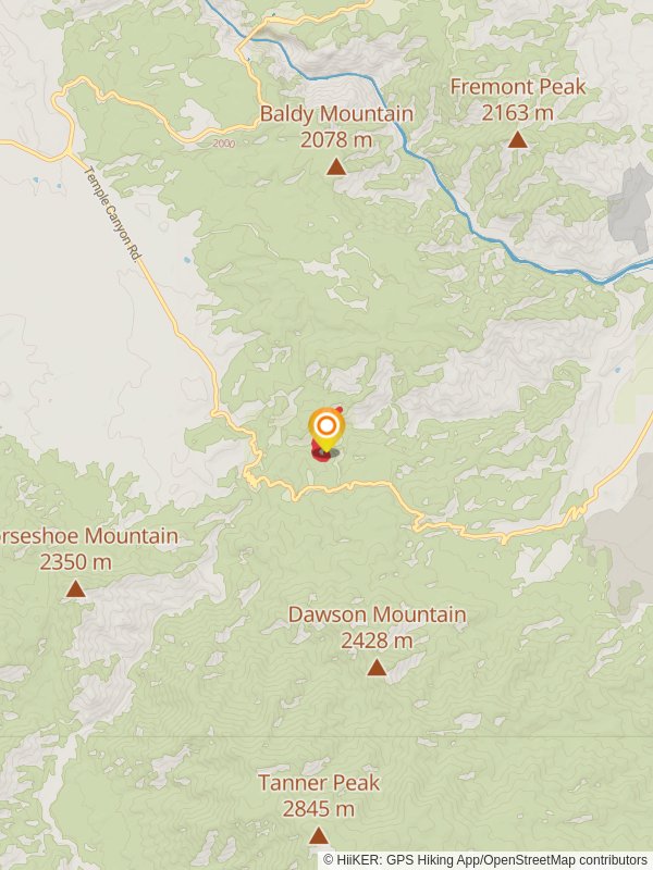 Grape Creek - Temple Canyon Trail