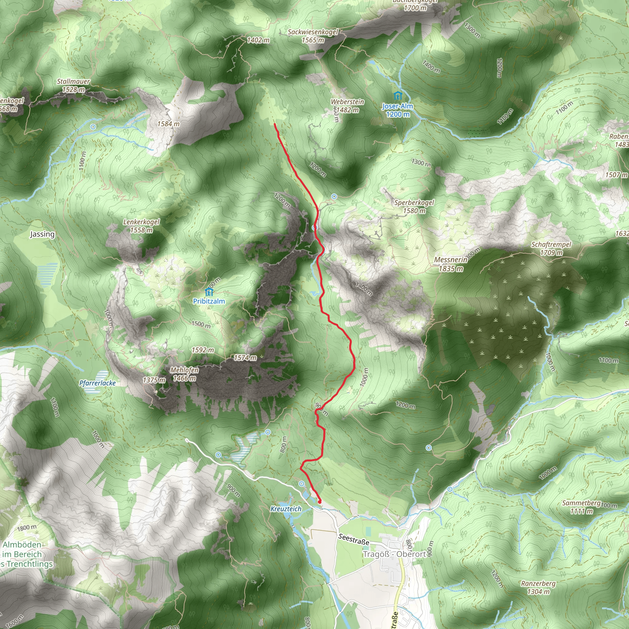 Klammböden - Klamm mobile static map