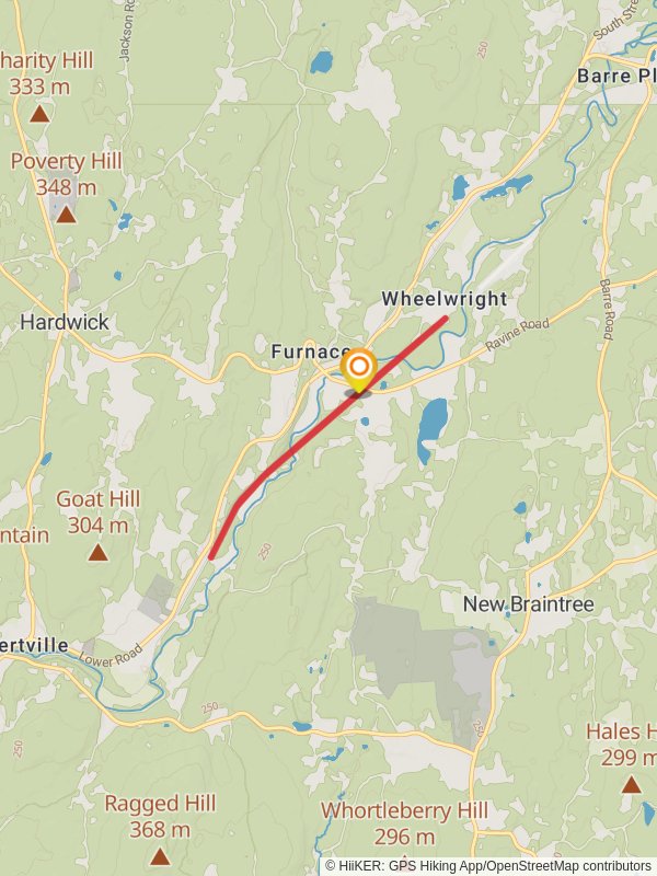 Mass Central Rail Trail via Ware River