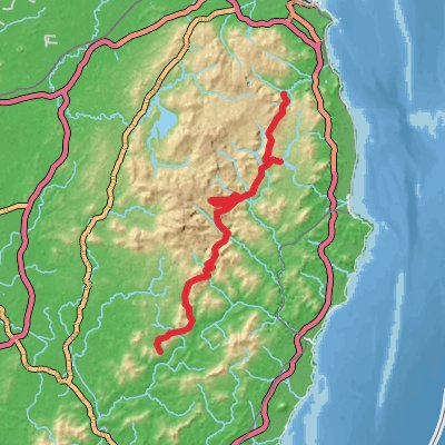 Wicklow Way 8-Day Moderate Tour (Hillwalk Tours) mobile static map