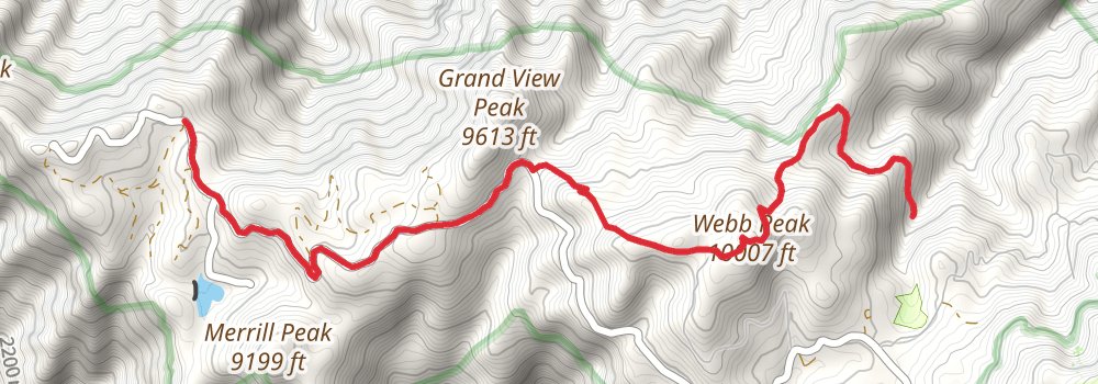 American Perimeter Trail - Southwest Primary stage 39 Map