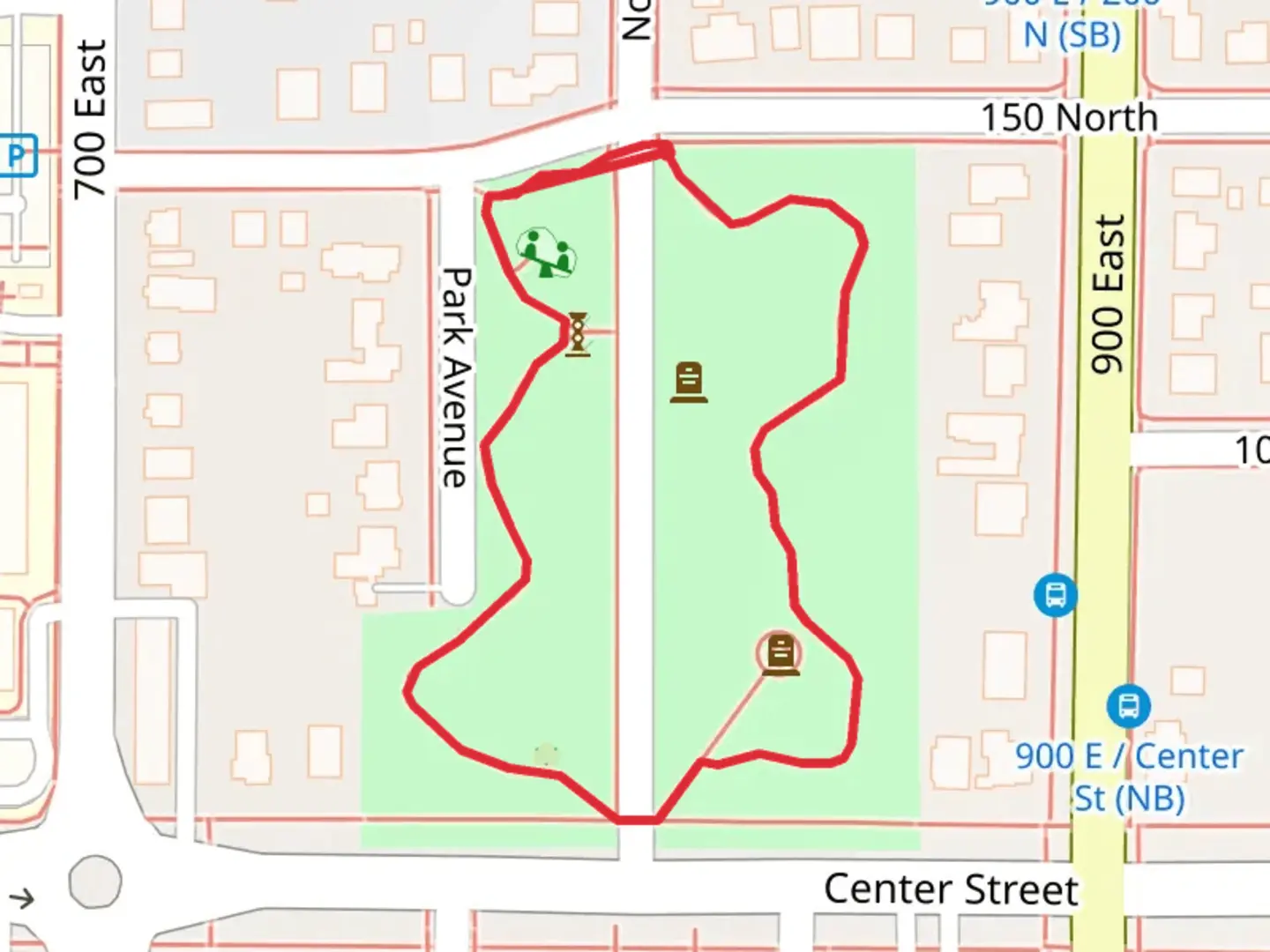 An image depicting the trail North 800 East Loop and its surrounding area.