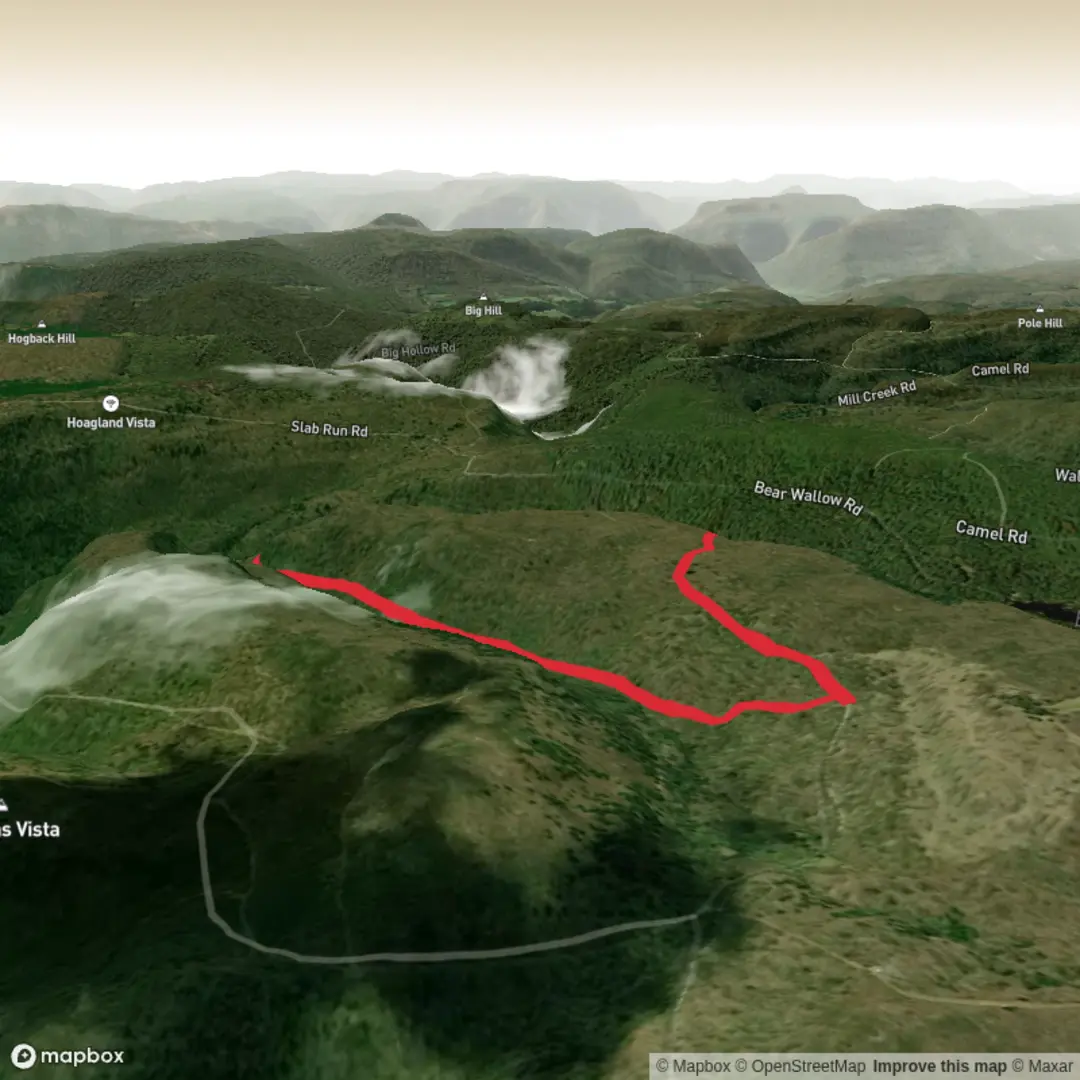 An image depicting the trail Dead Horse Trail and its surrounding area.