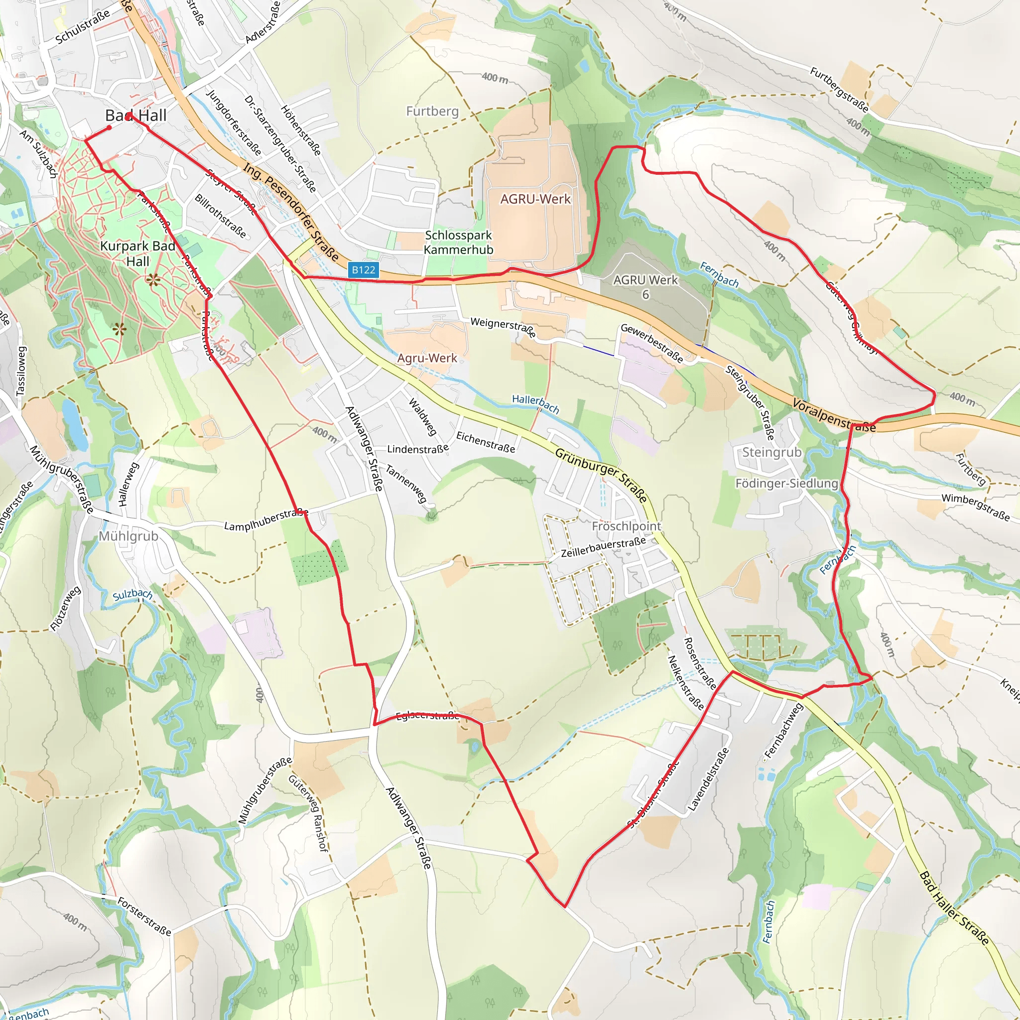 St Blasien Rundwanderweg - 13 mobile static map