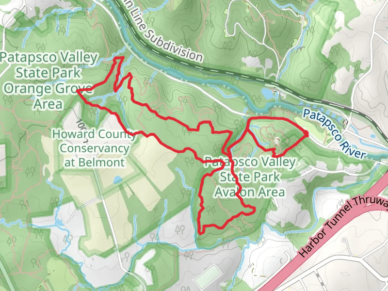 Rockburn Branch, Morning Choice and Ridge Loop Trail