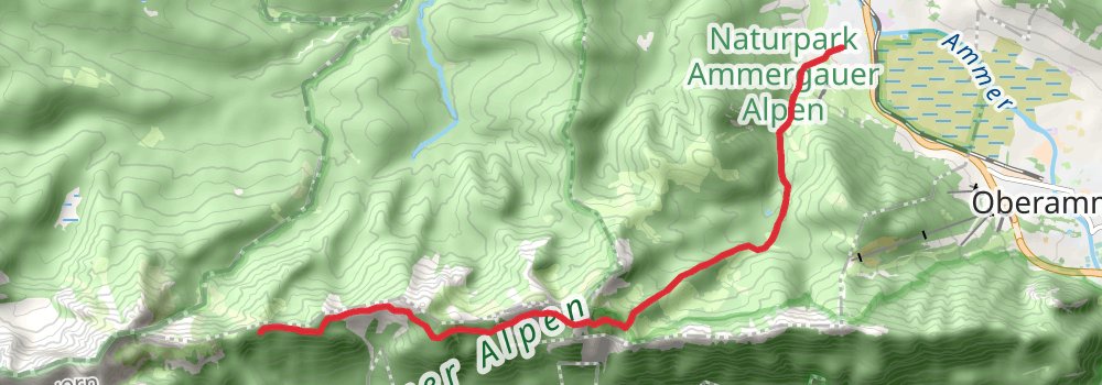 Maximiliansweg stage 11 Map