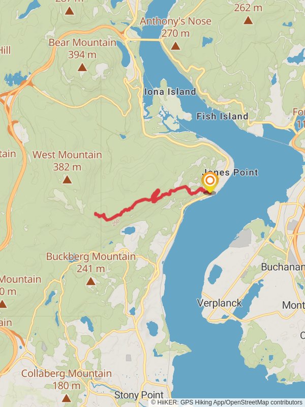 The Timp Trail mobile static map