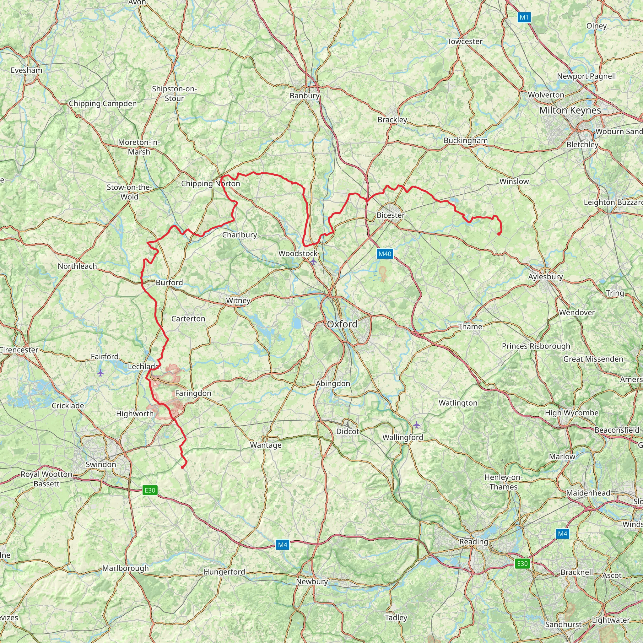 Claude Duval Bridleroute mobile static map