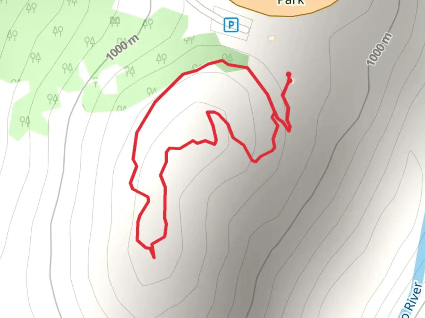 An image depicting the trail Inaja Trail and its surrounding area.