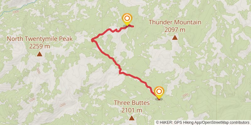 Smarty Creek Trail stage 2 Map