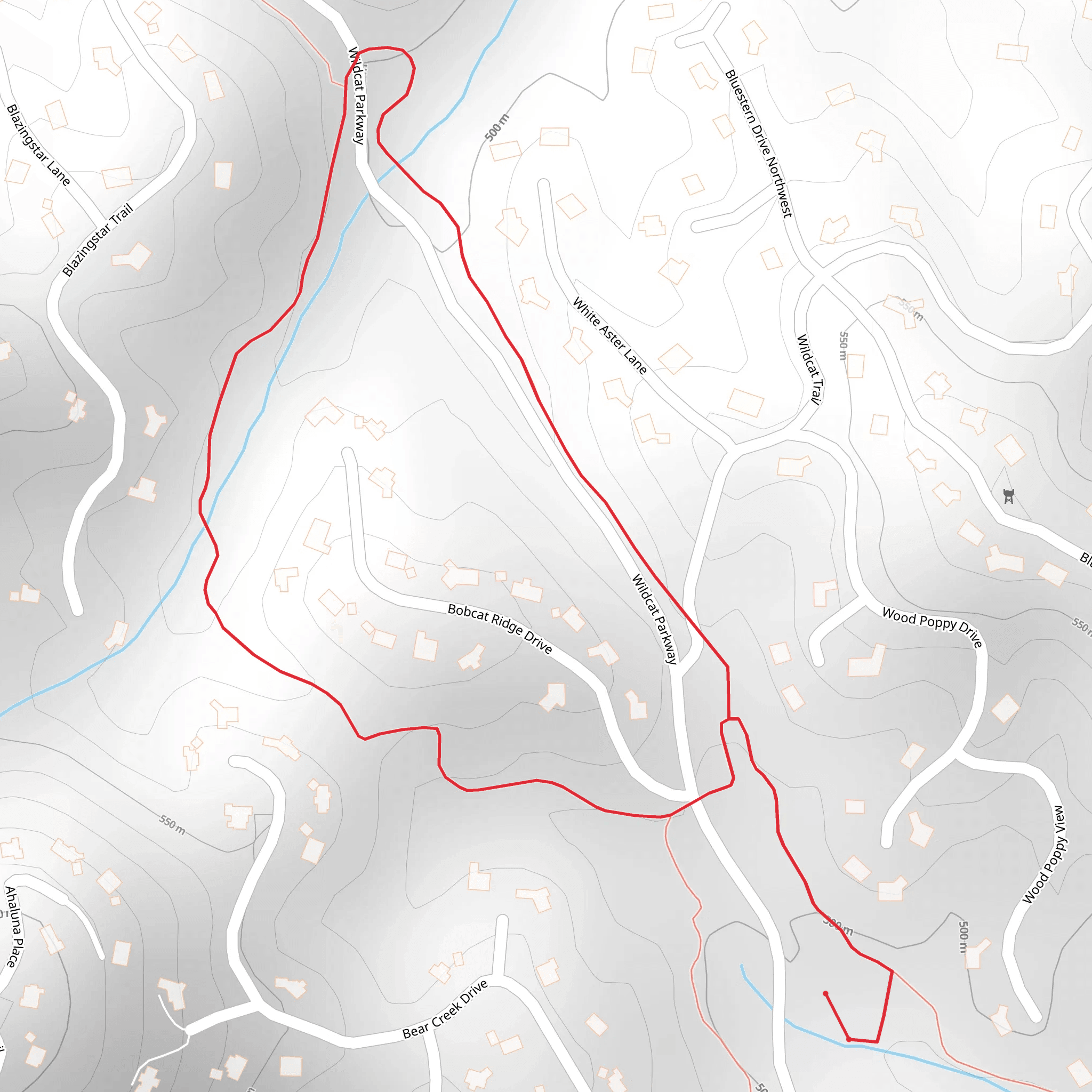Wildcat Parkway Loop mobile static map