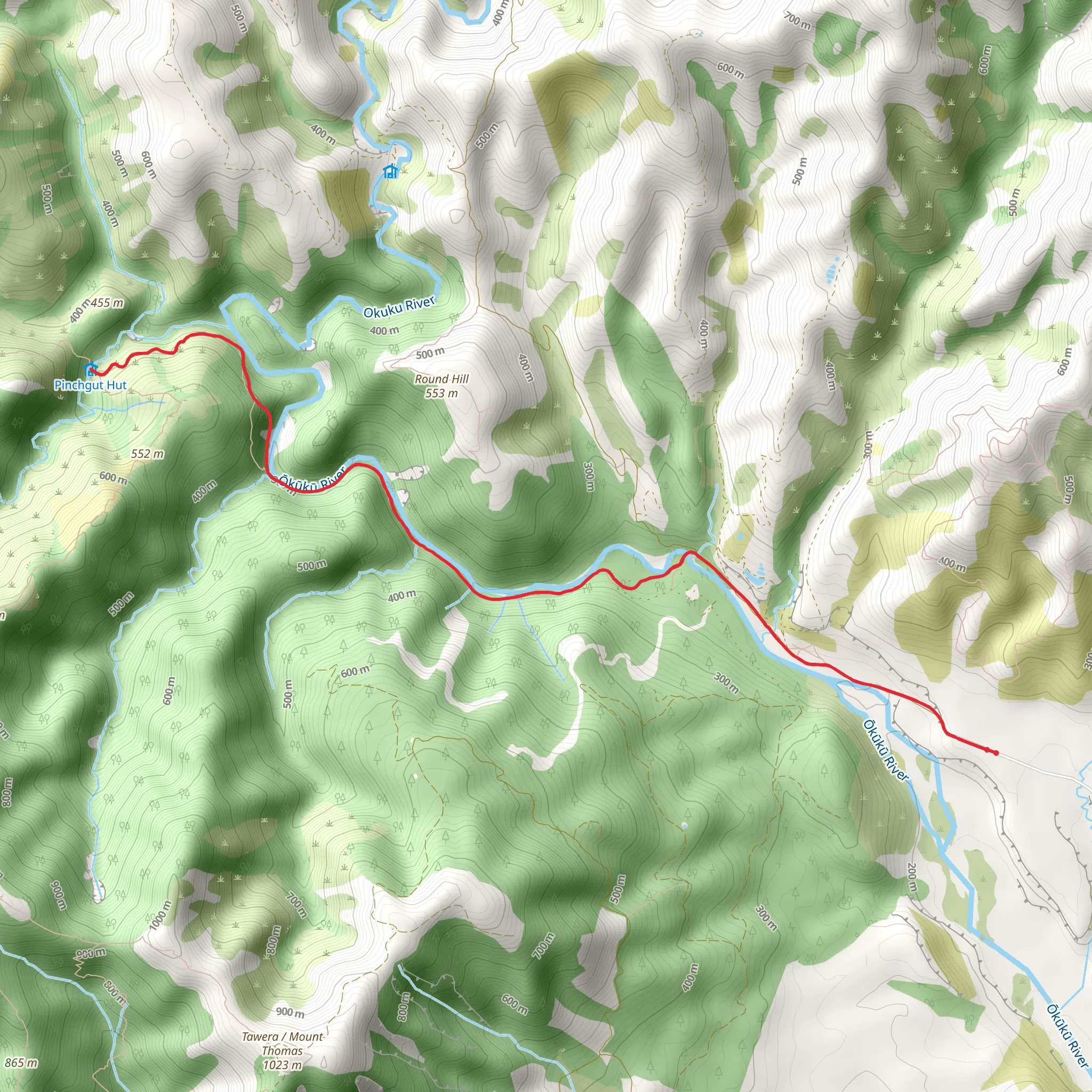 Pinchgut Track mobile static map