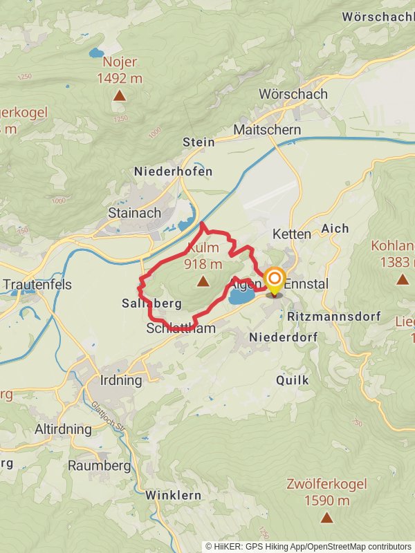 Roundway Kulm mobile static map
