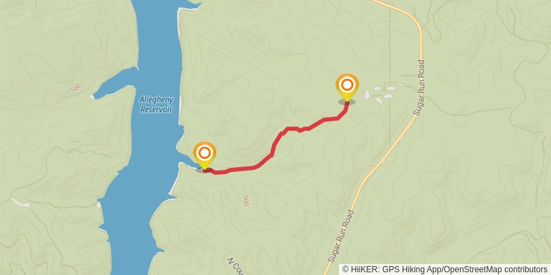 Tracy Ridge Loop alt 2 Map