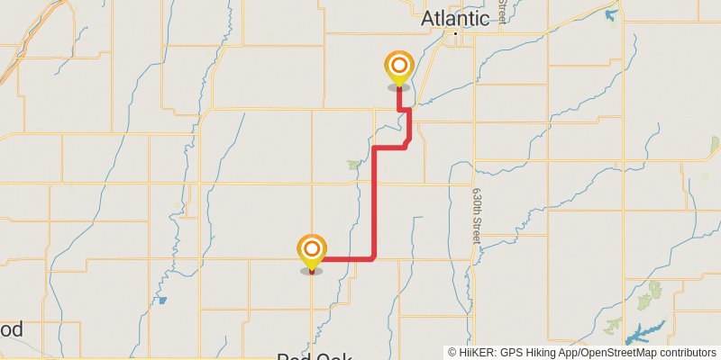 American Discovery Trail - North stage 41 Map