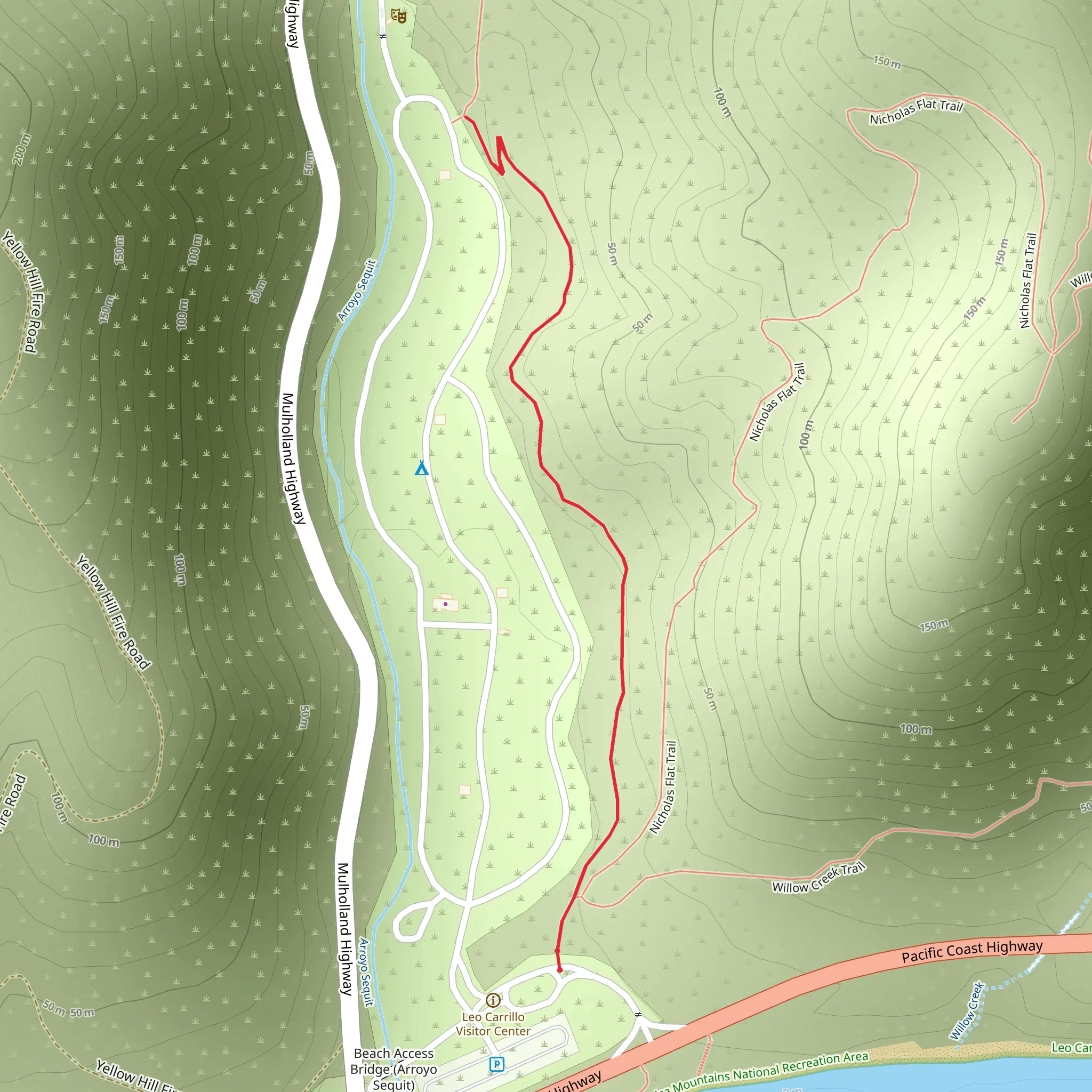 Camp 13 Trail mobile static map