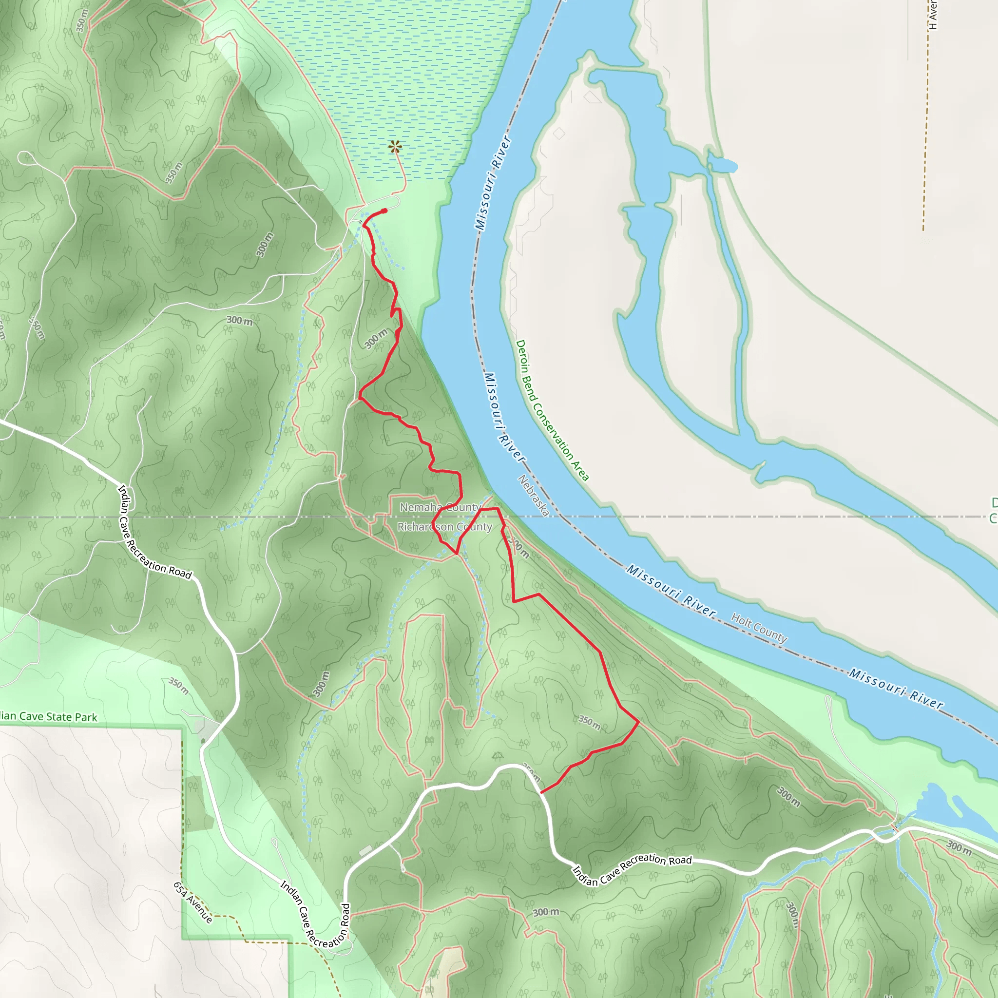 The Adriondacks Campground and Missouri River mobile static map