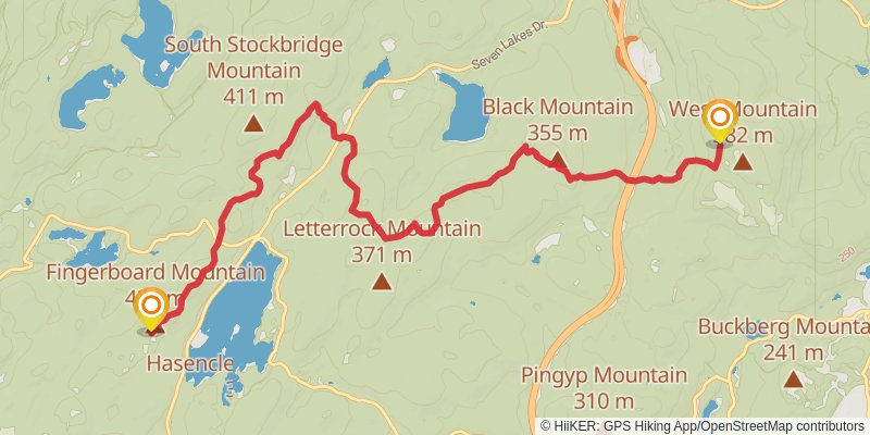 Appalachian Trail stage 137 Map