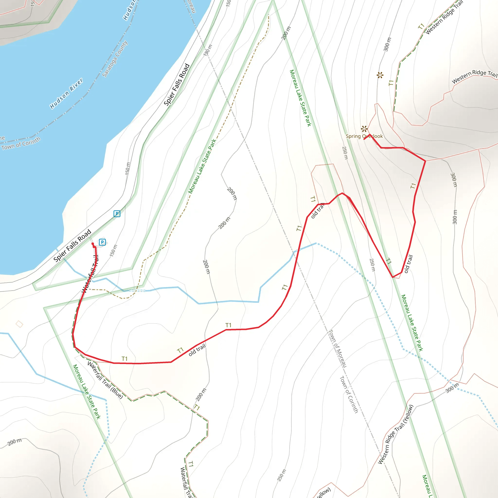 Western Ridge Short Trail mobile static map
