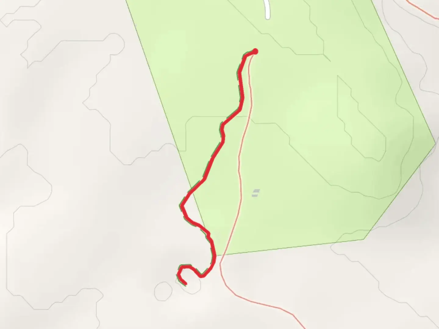 An image depicting the trail Sinkhole Trail and its surrounding area.