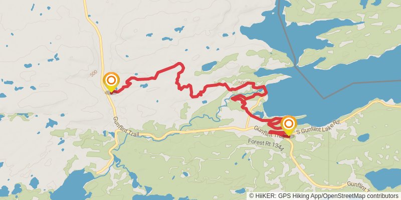 Border Route Trail stage 6 Map