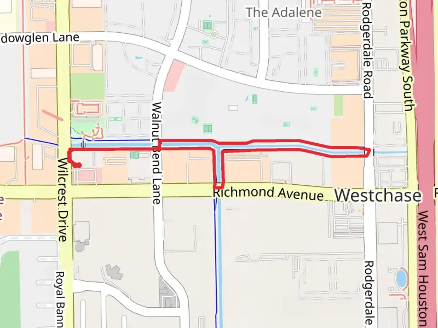 An image depicting the trail Library Loop Trail and its surrounding area.