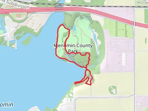 Menomin County Park Shore Loop