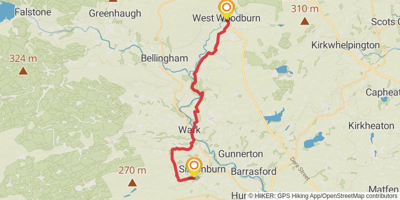 Northern Crossway stage 11 Map