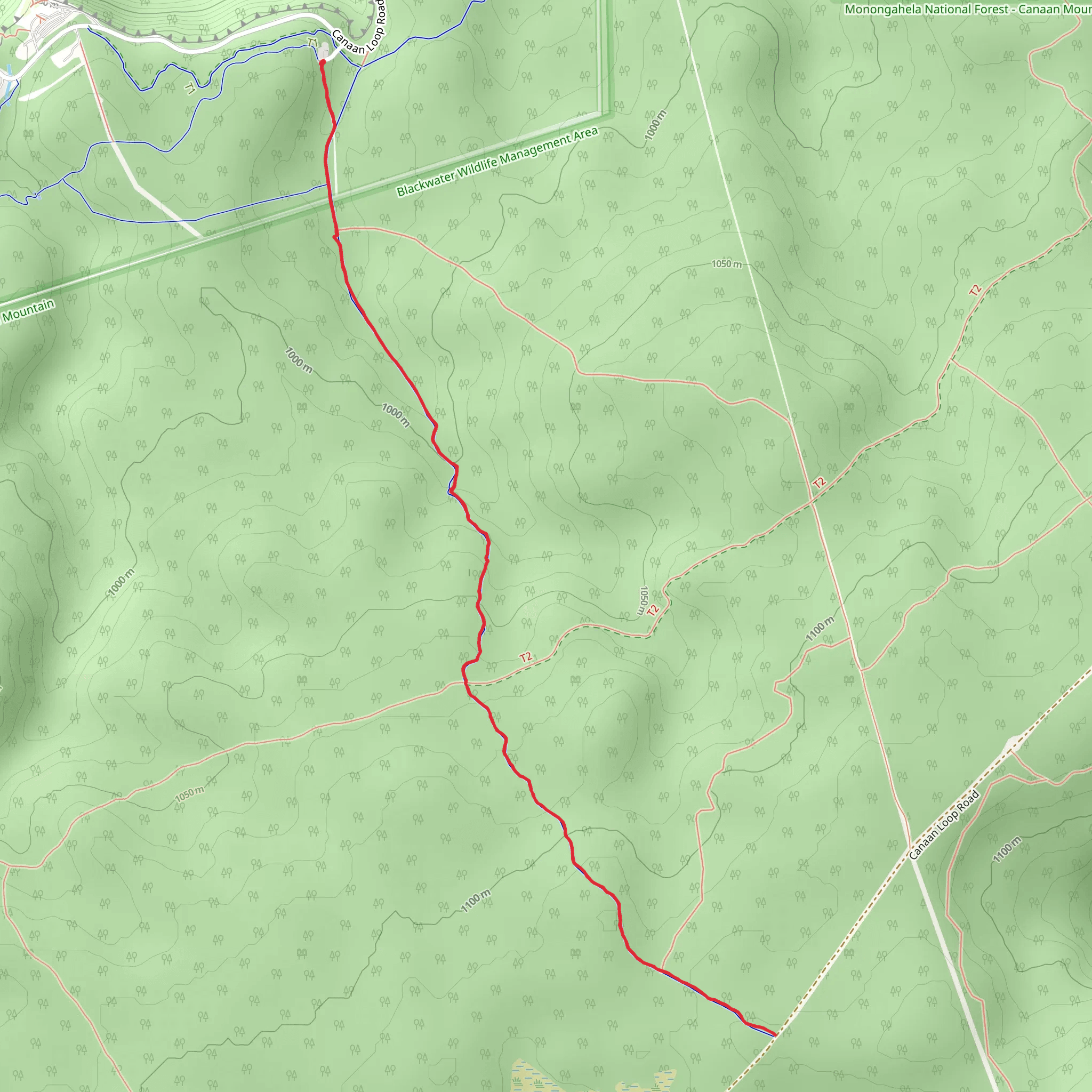 Davis Trail mobile static map