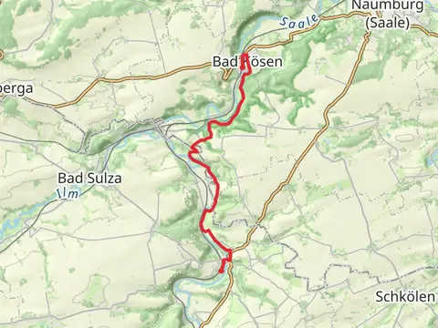 Camburg to Bad Kosen Walk