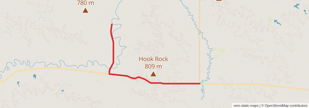American Perimeter Trail - Rocky Mountains Primary stage 12 Map