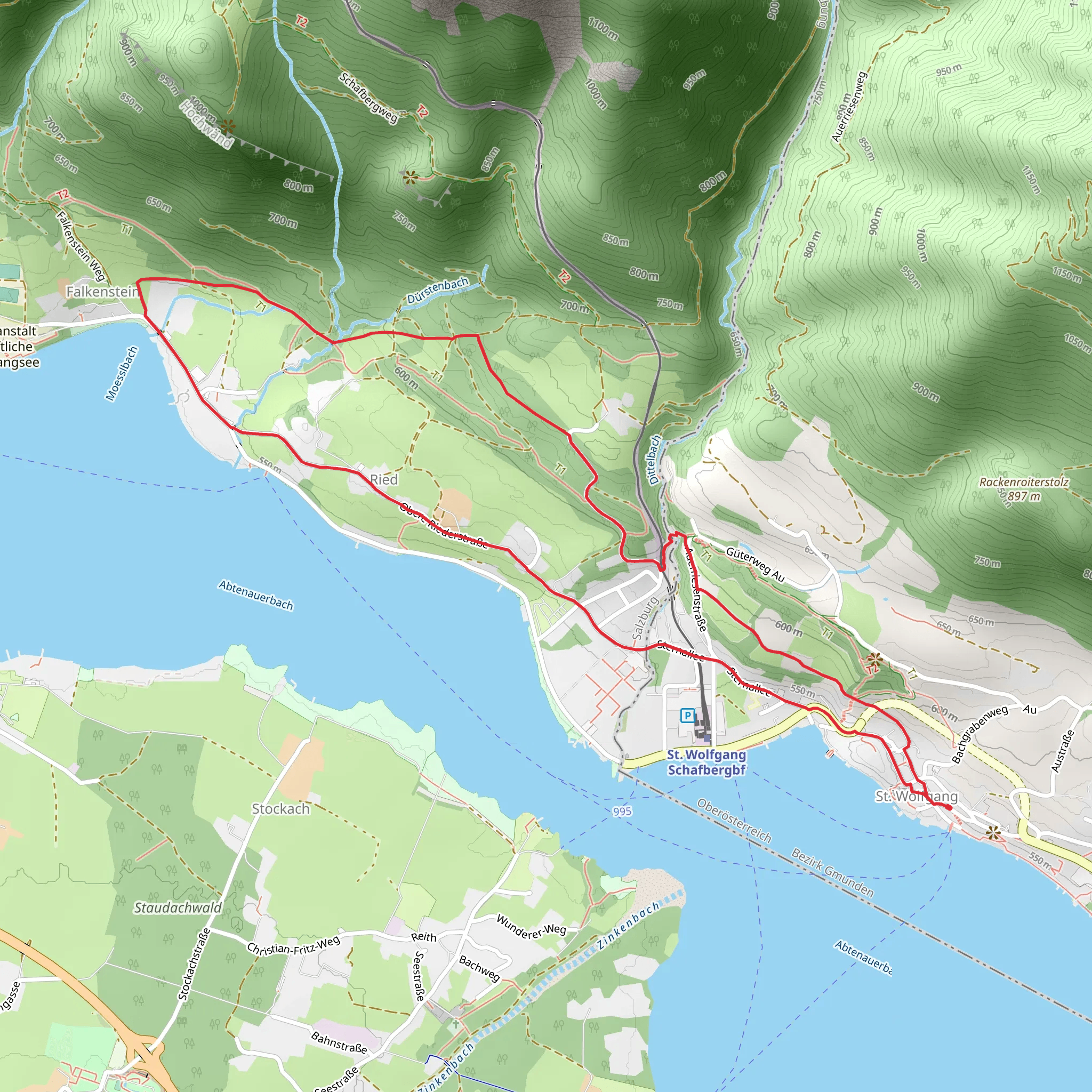 Ried Loop Walk mobile static map