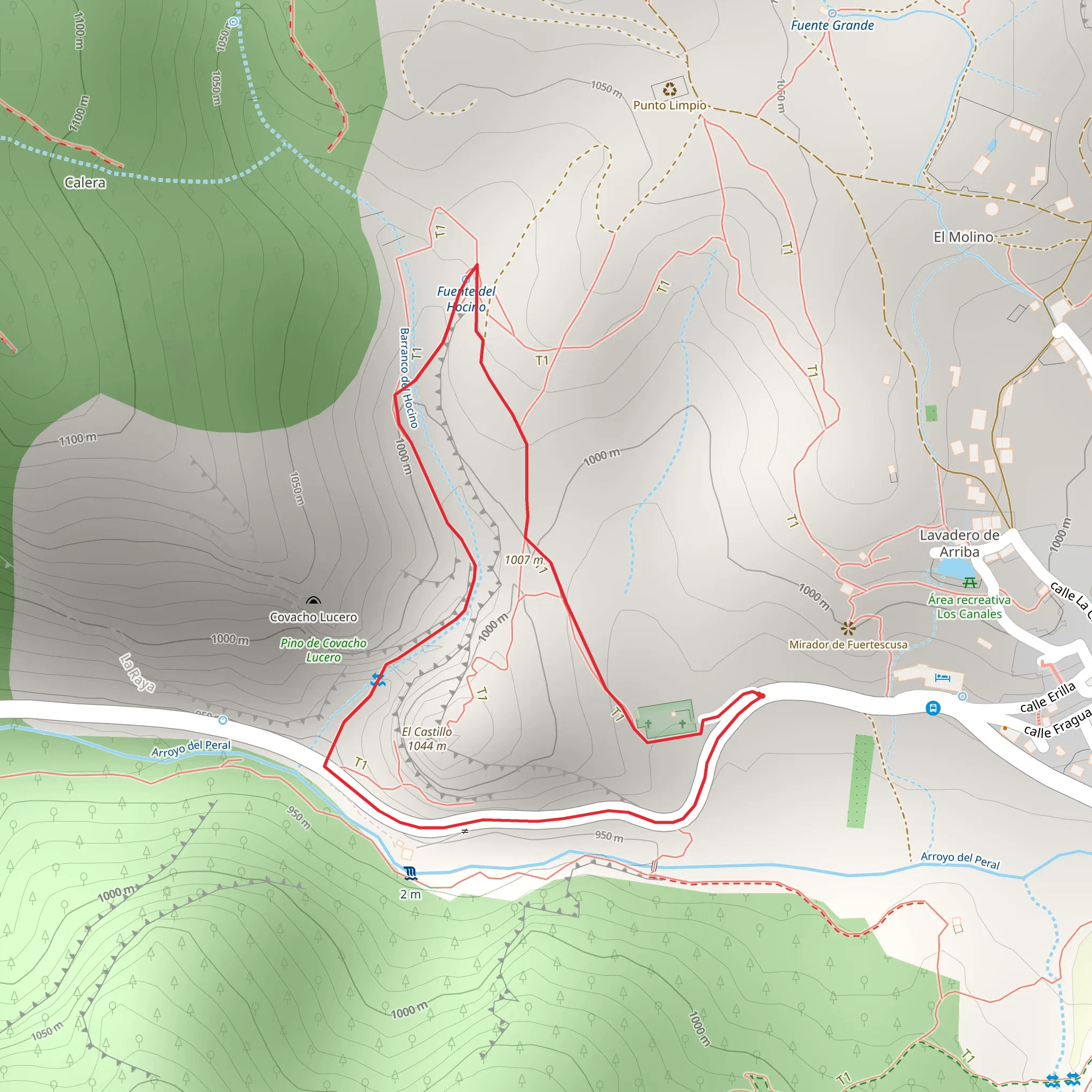 Hocino Trail SL CU 12 mobile static map